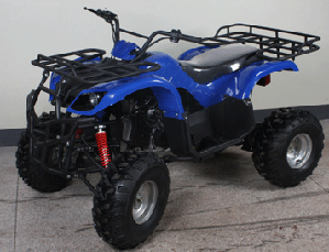 trail crusher blue 150cc atv